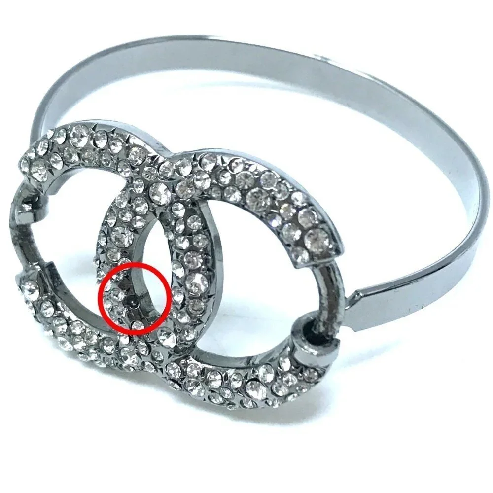CHANEL Logo Charm Bracelet